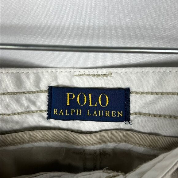Polo by Ralph Lauren Flat Front Classic Chino Cargo Shorts Sz 38 - Picture 3 of 6